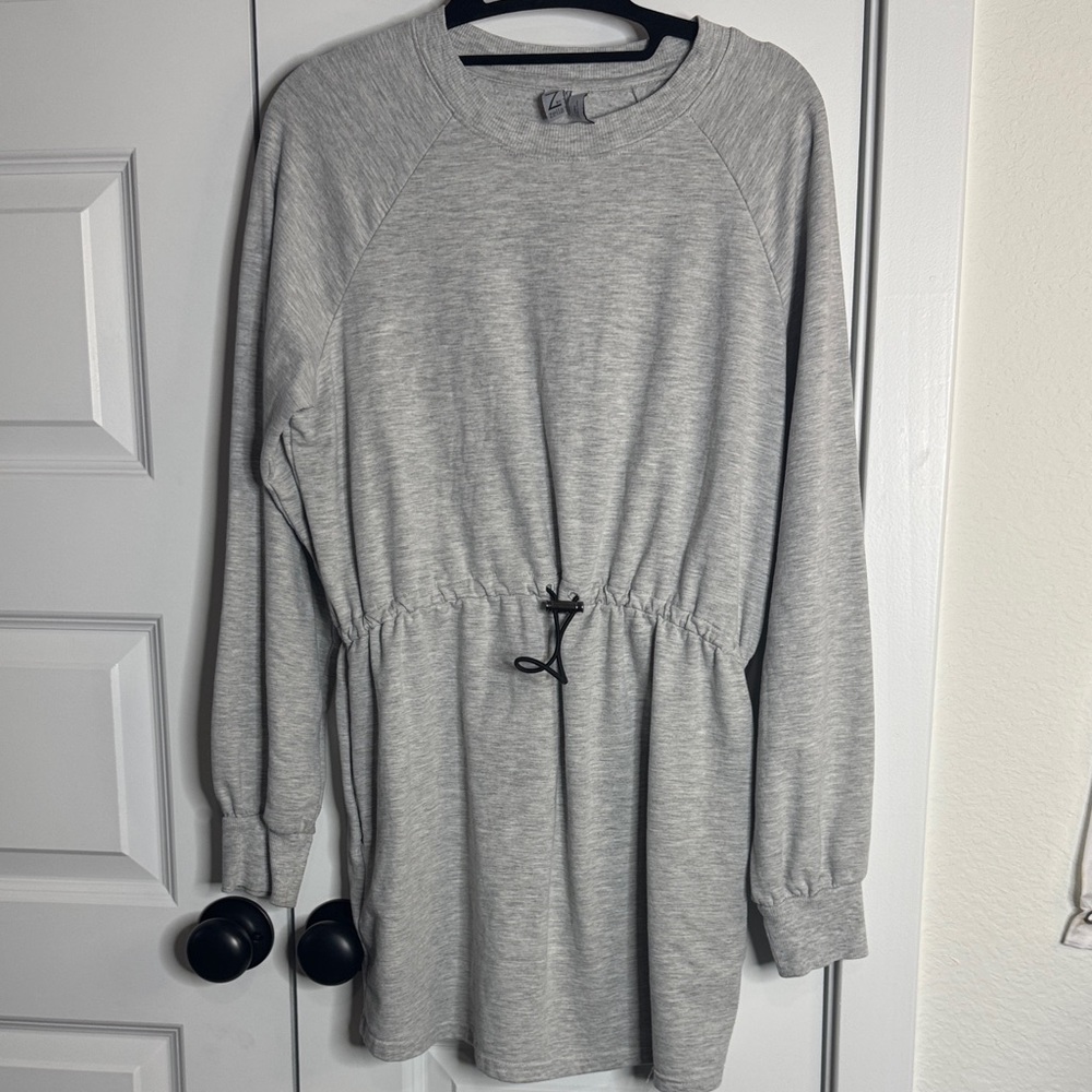 Zella Heather Gray Crewneck Sweatshirt/Tunic